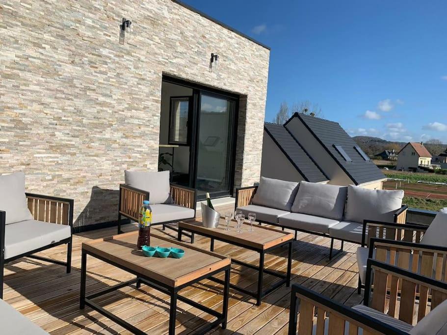 Villa Moderne Houlgataise/Roof Top/Proche Mer ! Houlgate Bagian luar foto